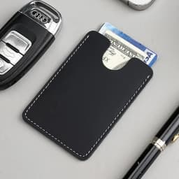 Ultra-Thin Mini Full-Grain Cowhide Leather Card Holder Wallets for Men Women Lightweight Soft Genuine Leather Credit Card