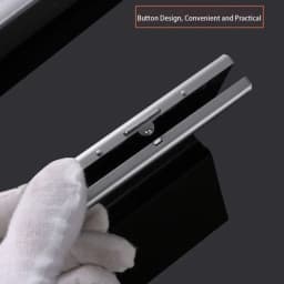 Stainless Credit Card Holder 10 Slots Men Slim Anti RFID Travel ID Cardholder Debit Box Women Wallet Metal Case Porte Carte
