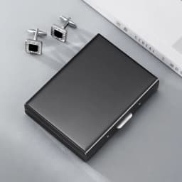 Stainless Credit Card Holder 10 Slots Men Slim Anti RFID Travel ID Cardholder Debit Box Women Wallet Metal Case Porte Carte