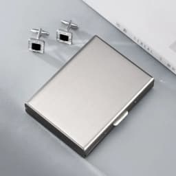 Stainless Credit Card Holder 10 Slots Men Slim Anti RFID Travel ID Cardholder Debit Box Women Wallet Metal Case Porte Carte