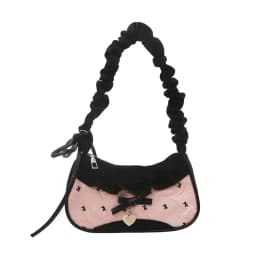 Fashion Grid Mini Handbags Adjustable Shoulder Strap Korean Hand-held Commuting Bag Single-shoulder Crossbody Bag Underarm Pouch