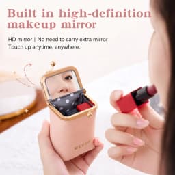 Leopard Print Lipstick Storage Bag Mini Portable Microfiber Leather Women's Makeup Bag Simple Jewelry Earphone Coin Purse with M