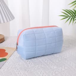 Suede Cosmetic Bag, Large Storage Bag, Travel, Business Trip, Portable High-value Makeup Pouch Organizer Bag