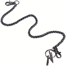 Metal Wallet Chain Pocket Keychain with Lobster Clasps Waist Jeans Chain for Keys, Men Wallet, Pants, Belt Loop, Handbag