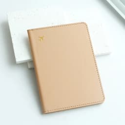 Pure Chic Passport Wallet Faux Leather Lightweight Waterproof Rfid Blocking Slim Vaccine Card Holder Travel Essentials