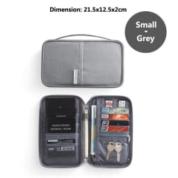 Travel Wallet Family Passport Holder Multi-Pockets Waterproof Document Case Organizer Travel Accessories Document Bag Cardholder