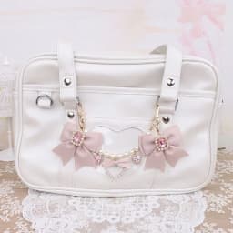 Lolita Bag Accessories Japanese Style 2000S Bag Accessories Bow Bag Chain Pearl Heart DIY Bag Accessories Bag Pendant