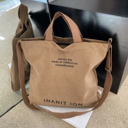 Japanese canvas men's and women's messenger bags, washed canvas thickened handbags, large-capacity trendy urban literature