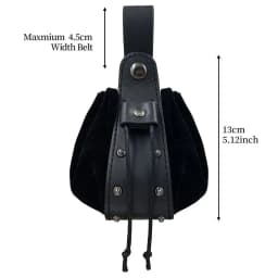Hangable Belt Waist Bag Durable Drawstring Design Viking Medieval Fanny Pack Portable Vintage Coin Purse