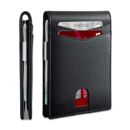 DIENQI Rfid Credit Card Holder Wallets Men Money Bag Purse Slim Thin Wallet for Men Small Short Purse Male Black Vallet Billfold