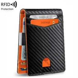 DIENQI Rfid Credit Card Holder Wallets Men Money Bag Purse Slim Thin Wallet for Men Small Short Purse Male Black Vallet Billfold