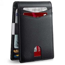 DIENQI Rfid Credit Card Holder Wallets Men Money Bag Purse Slim Thin Wallet for Men Small Short Purse Male Black Vallet Billfold