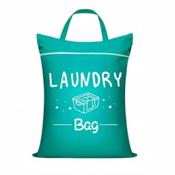 Large capacity 48*58cm travel laundry bag, portable and stain-resistant, with adjustable handle zipper, washable ...