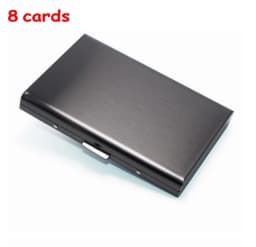 Hot Credit Card Case Wallet Men Women Business Multifunction Slim Wallet Stainless Steel Card Holder 6 Cards 8 Cards 10 Cards