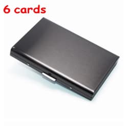 Hot Credit Card Case Wallet Men Women Business Multifunction Slim Wallet Stainless Steel Card Holder 6 Cards 8 Cards 10 Cards