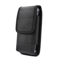 Universal Mobile Phone Nylon Pouch Cell Phone Belt Clip Carrying Holster Case Waist Packs Black Outdoor Sports Climbing Belt Bag