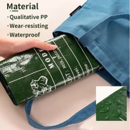 Large-capacity Supermarket Grocery Shopping One-shoulder Portable PP Woven Shopping Bag for Retail Stores, Boutique