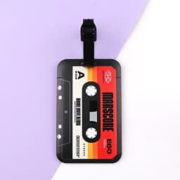 Retro Cartoon Tape Lightweight Plane Fashion Printed Luggage ID Tag Business Trip Bag Tag Luggage Accessories Portable