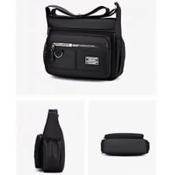 Men Crossbody Bag Single Shoulder Bags Big Capacity Commuter Storage Bag Fashion Multi-Pockets Business Travel Crossbody Bags