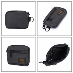 Small Casual Men's Coin Purse Canvas Zipper Short Wallet Retro Key Holder Money Bag Trend Youth Mini Handbag