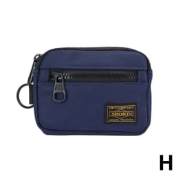 Small Casual Men's Coin Purse Canvas Zipper Short Wallet Retro Key Holder Money Bag Trend Youth Mini Handbag