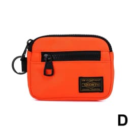 Small Casual Men's Coin Purse Canvas Zipper Short Wallet Retro Key Holder Money Bag Trend Youth Mini Handbag