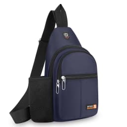 New Waterproof Crossbody Bag, Fashionable Chest Bag, Multifunctional Casual Single Shoulder Water Cup, Men's Backpack for Travel