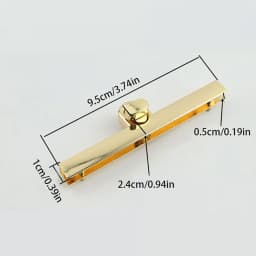 1Pcs Fashion Bag Clasp Turn Lock Clasp Purse Closure Twist Locks Fasteners Metal Buckles For DIY Handbag