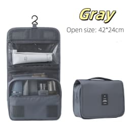 High Quality Travel Makeup Bag Waterproof Toiletries Organizer Women Neceser Bathroom Hook Wash Pouch Hook Makeup Storage Bag