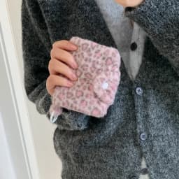 Winter INS Fashion Leopard Print Plush Snap Wallet Card Bag Cute Japanese Girl Pendant Coin Wallet Change Storage Bag Kids Gifts