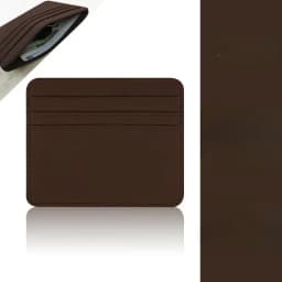 1Pc Pu Leather ID Card Holder Candy Color Bank Credit Card Box Multi Slot Slim Wallet for Women Men Business Card Cover