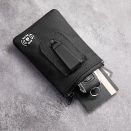 RFID Blocking Anti-Theft Hidden Clip Stash Money Belt Travel Pouch Credit Card/ID Cash Key Holder for Women & Men