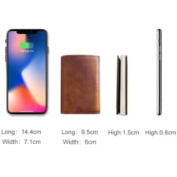 Rfid Carbon Fiber Credit Card Holder Wallets Men Brand Magic Trifold Leather Slim Mini Wallet Small Cardholder Money Bag Male