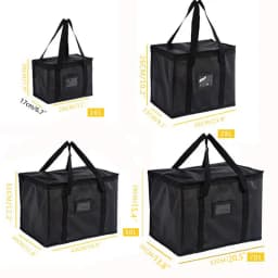 2025 New Insulated Lunch Bags Food Storage Container Convenient Takeaway Delivery Tote Pouch Durable High Quality Warm Cold Bag