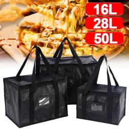 2025 New Insulated Lunch Bags Food Storage Container Convenient Takeaway Delivery Tote Pouch Durable High Quality Warm Cold Bag