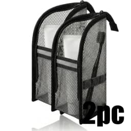 1/2pcs EVA Mesh Cosmetic Bag Travel Stand Storage Makeup Bag Organizer Female Make Up Pouch Portable Toiletry Beauty Case