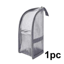 1/2pcs EVA Mesh Cosmetic Bag Travel Stand Storage Makeup Bag Organizer Female Make Up Pouch Portable Toiletry Beauty Case