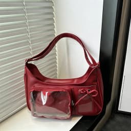 Y2k Harajuku Shoulder Bag Women Korean Transparent Ita Bag School Crossbody Bag Female Japanese Designer Preppy Handbag Purse