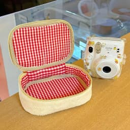 Ins-style Plush Makeup Bag Featuring Strawberry Embroidery, Portable Lightweight Storage Bag, Great for Daily Use & Outdoor Trip