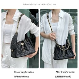 Bag Shoulder Pads For Chanel 25Bag Pressure-reducing Leather Shoulder Rest Anti-slip Bag Strap Anti-strangulation Bag Accessory