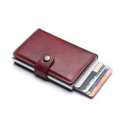 Anti Rfid Bank Card Holder Wallets for Men Luxury Brand MaleLeather Credit Cardholder Case Luxury Small Slim Thin Smart Wallet