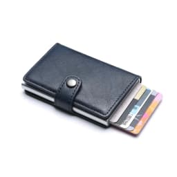 Anti Rfid Bank Card Holder Wallets for Men Luxury Brand MaleLeather Credit Cardholder Case Luxury Small Slim Thin Smart Wallet