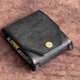 Quick-Access Cash Holder — PU Leather Wallet / Money Wrapper — Organizer Clip, Bill Holder, Storage Pouch, Pocket Wallet▪