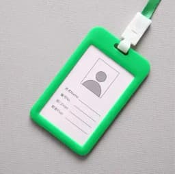 Unisex Colorful Employee Id Case with Lanyard Double Side Id Credit Card Holder Access Bus Card Case Badge Holder Card Sleeve