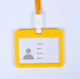 Unisex Colorful Employee Id Case with Lanyard Double Side Id Credit Card Holder Access Bus Card Case Badge Holder Card Sleeve