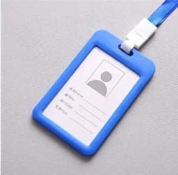 Unisex Colorful Employee Id Case with Lanyard Double Side Id Credit Card Holder Access Bus Card Case Badge Holder Card Sleeve