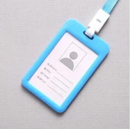 Unisex Colorful Employee Id Case with Lanyard Double Side Id Credit Card Holder Access Bus Card Case Badge Holder Card Sleeve
