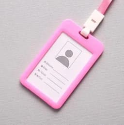 Unisex Colorful Employee Id Case with Lanyard Double Side Id Credit Card Holder Access Bus Card Case Badge Holder Card Sleeve