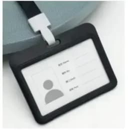 Unisex Colorful Employee Id Case with Lanyard Double Side Id Credit Card Holder Access Bus Card Case Badge Holder Card Sleeve