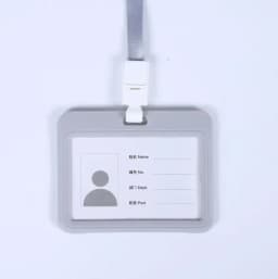Unisex Colorful Employee Id Case with Lanyard Double Side Id Credit Card Holder Access Bus Card Case Badge Holder Card Sleeve